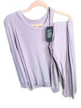 Chaser Lavender Long Sleeve Jumpsuit & Top Set